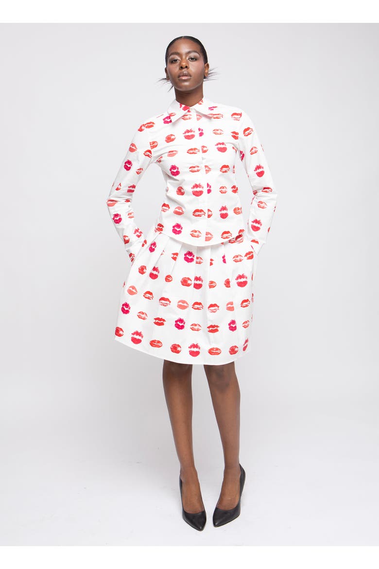 Lipstick Stains Skirt, Alternate, color, Lipstick Stains