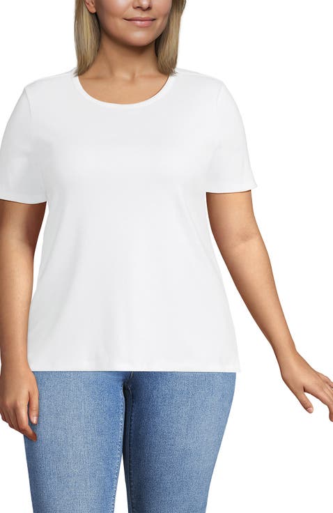 Plus Size Micro Rib T-Shirt