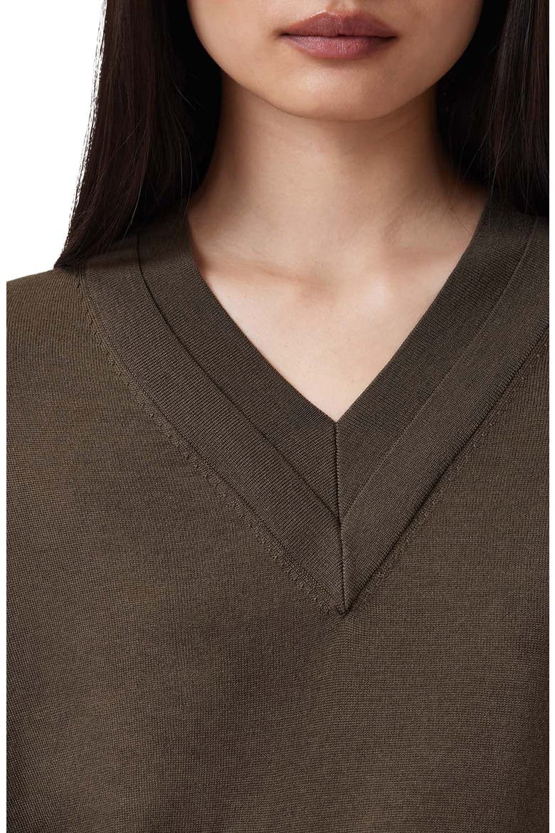 Julieana Merino Wool Sweater, Alternate, color, WALNUT BROWN