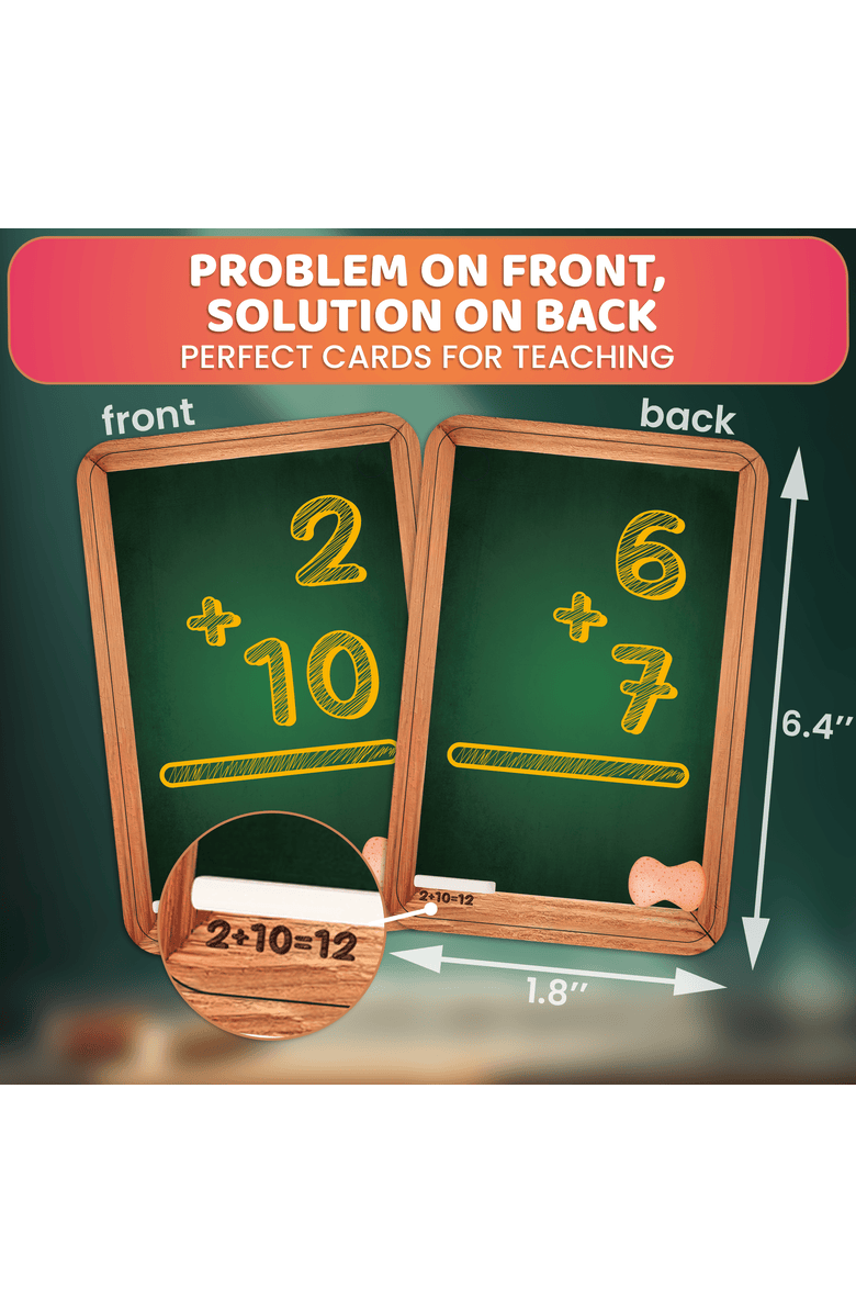 Quokka Math Flash Cards for Kids, Alternate, color, Multipack