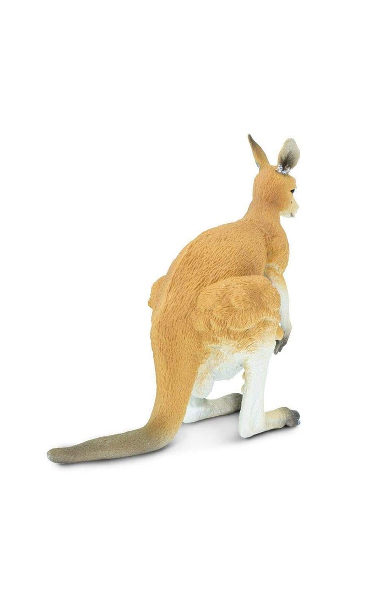 Safari Ltd. Kangaroo with Joey Kids Toy Figure, Alternate, color, NO COLOR