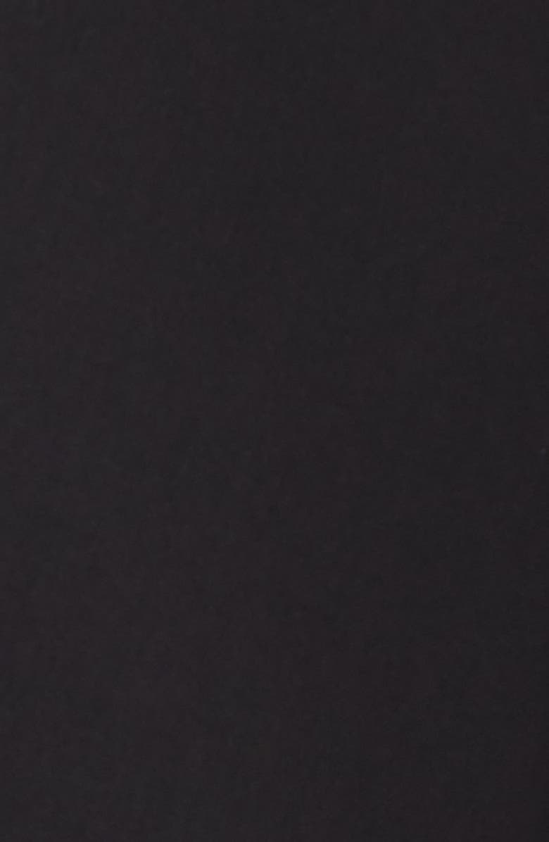 MONSE Draped Towel Dress, Alternate, color, Black