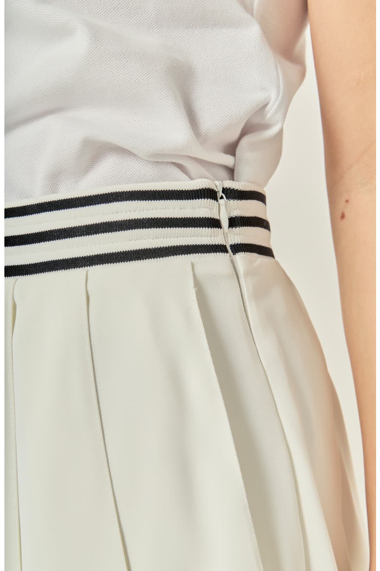 Pleated Skort, Alternate, color, WHITE