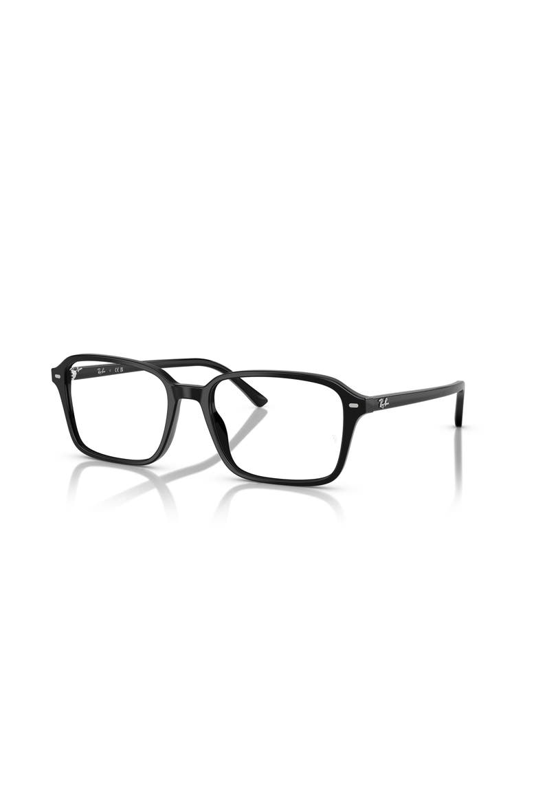 54mm Square optical glasses, Main, color, Black
