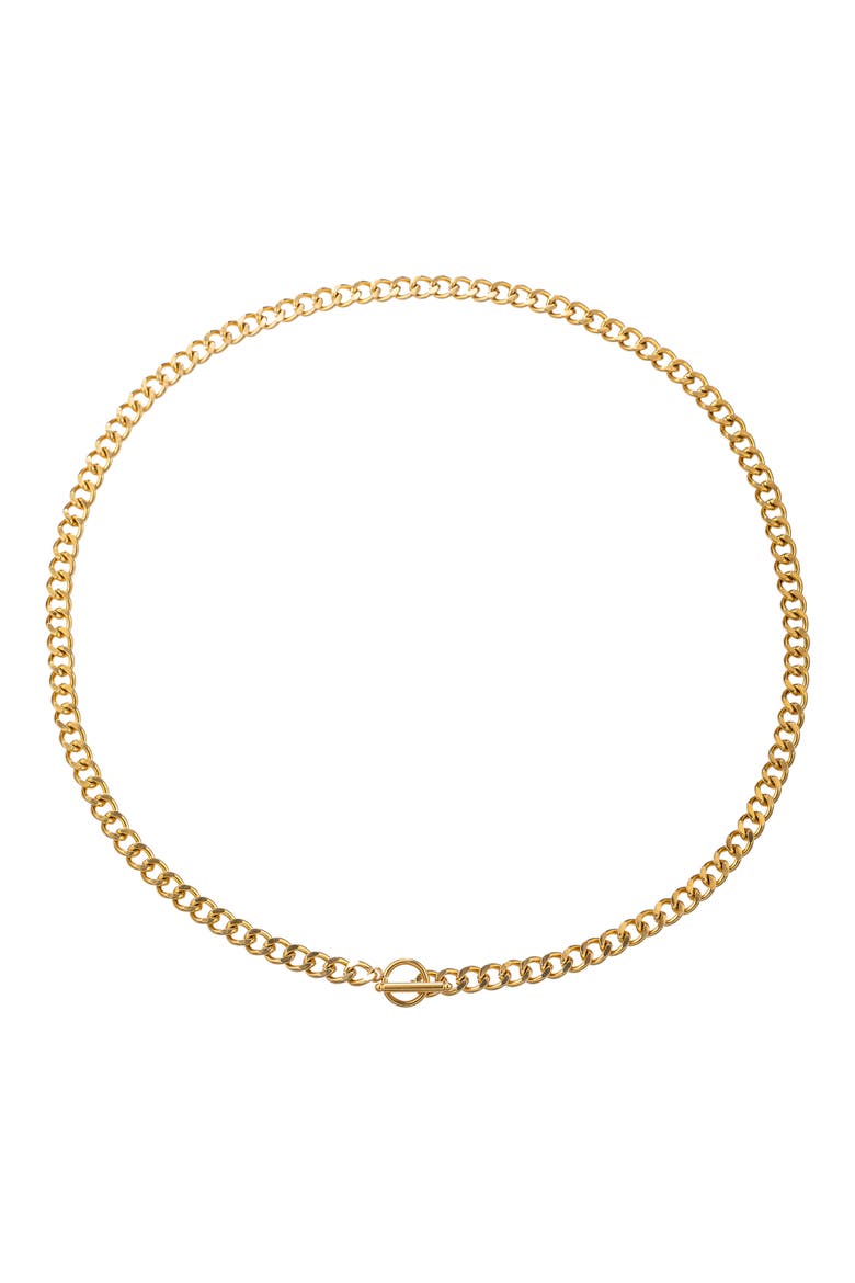 Men's Set of 2 Asher Curb Chain Necklaces, Main, color, GOLD