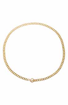 EYE CANDY LOS ANGELES Men's Set of 2 Asher Curb Chain Necklaces