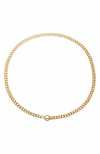Men's Set of 2 Asher Curb Chain Necklaces