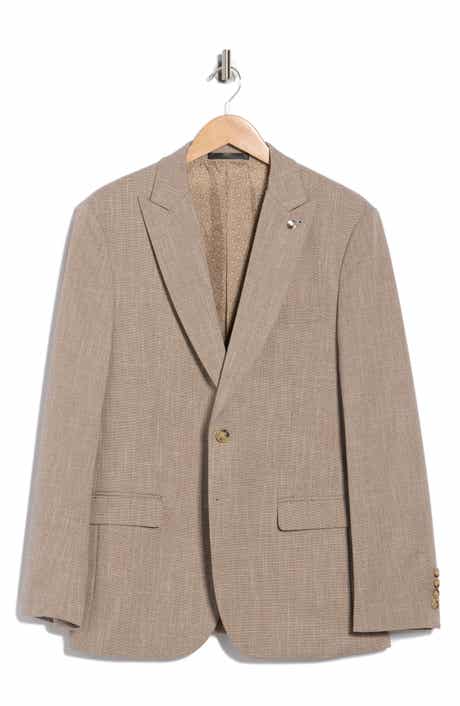 Tahari Slim Fit Windowpane Blazer