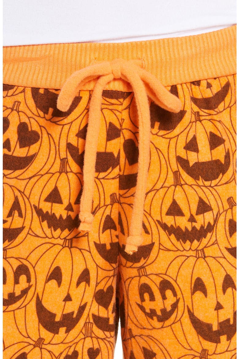 Jack-o-Lantern Cozy Joggers, Alternate, color, BLAZE