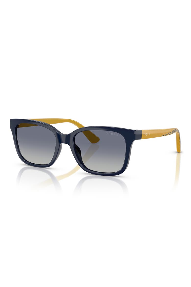 49mm Rectangular Sunglasses, Alternate, color, DARK BLUE