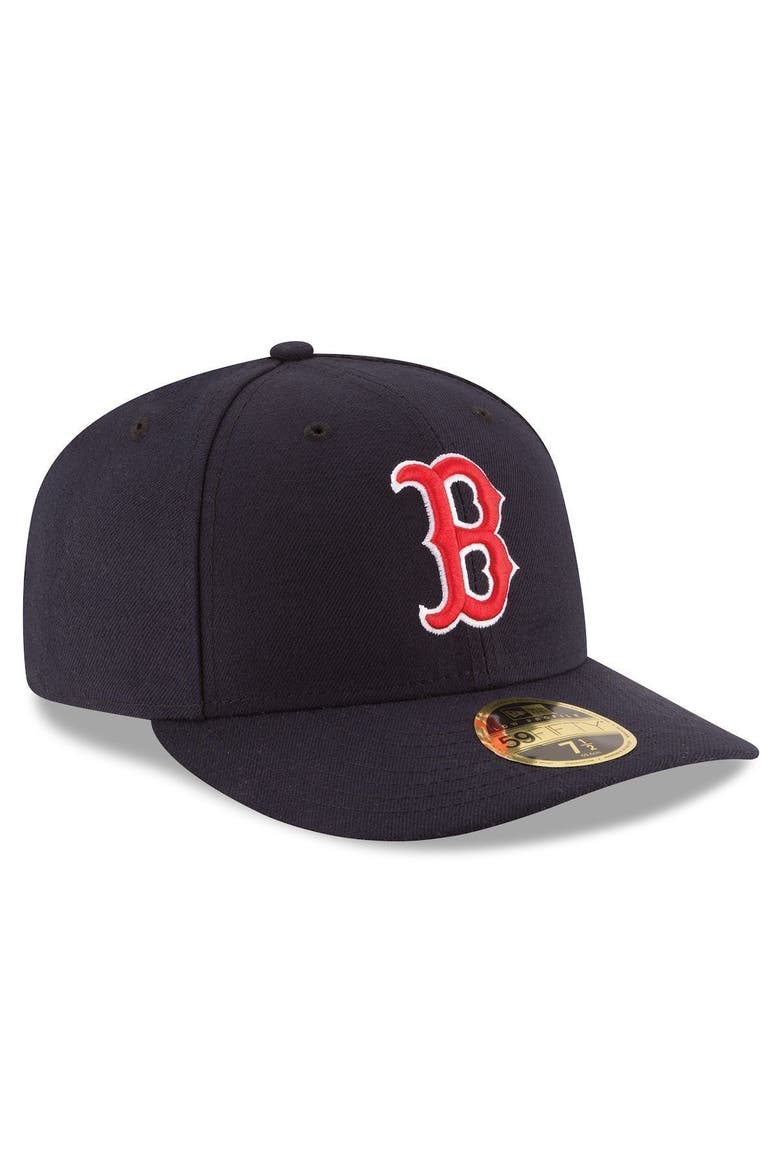 Men's New Era Navy Boston Red Sox Authentic Collection On Field Low Profile Game 59FIFTY Fitted Hat, Alternate, color, NAVY