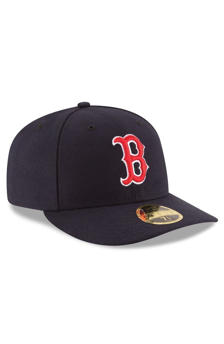 New Era Men's New Era Navy Boston Red Sox Authentic Collection On Field Low Profile Game 59FIFTY Fitted Hat, Alternate, color, Navy