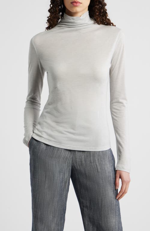 Hugo Boss Boss Elavu Turtleneck Top In White