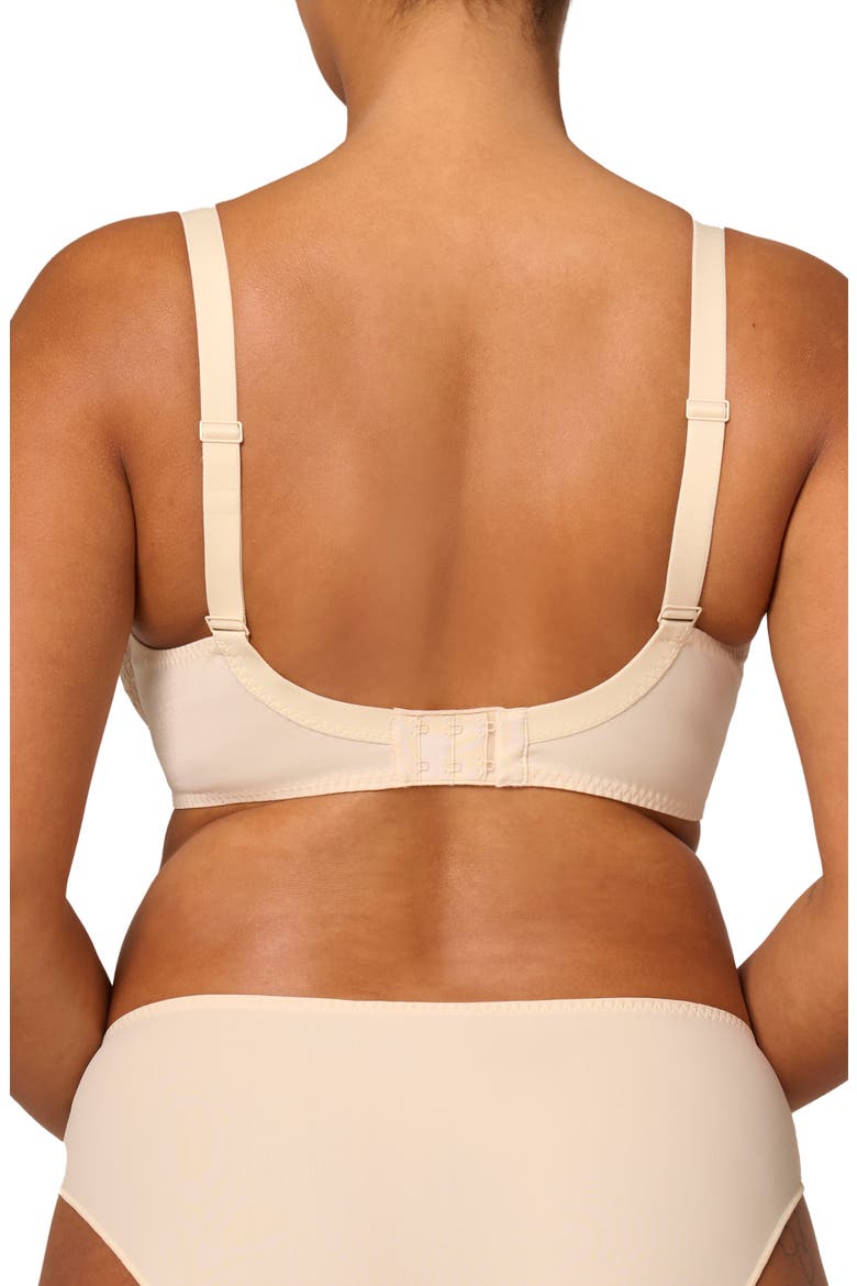 Delice Sheer Underwire Plunge Bra, Alternate, color, TOPAZ BEIGE