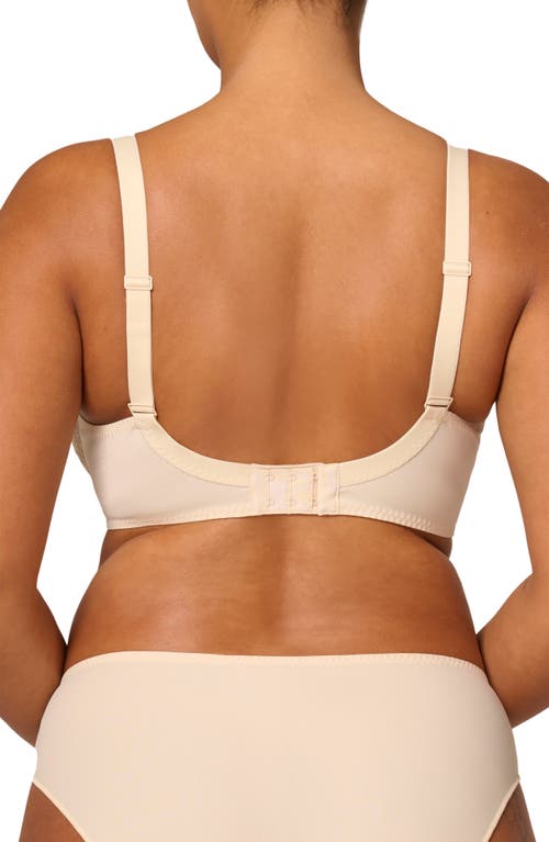 Simone Perele Delice Sheer Underwire Plunge Bra In Neutral