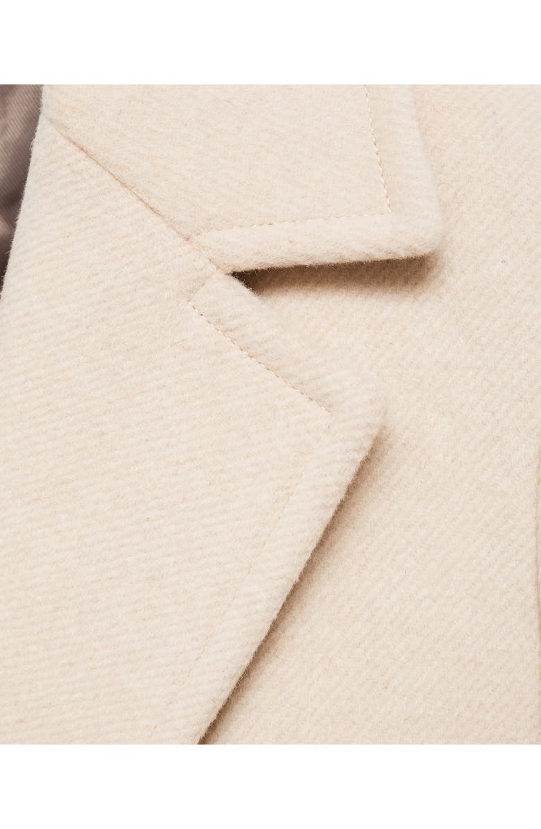 MANGO Double Breasted Coat, Alternate, color,