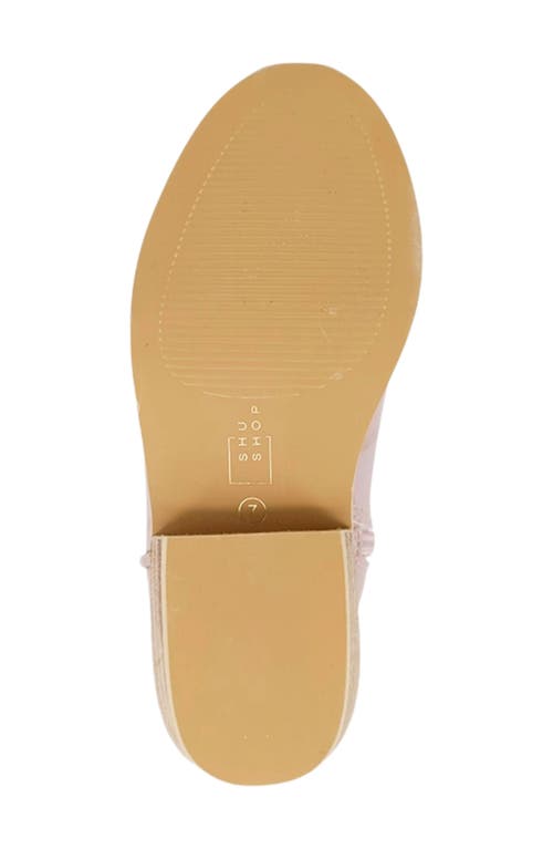 Shushop Kids' Zouzou Croc Embossed Western Boot In Pink