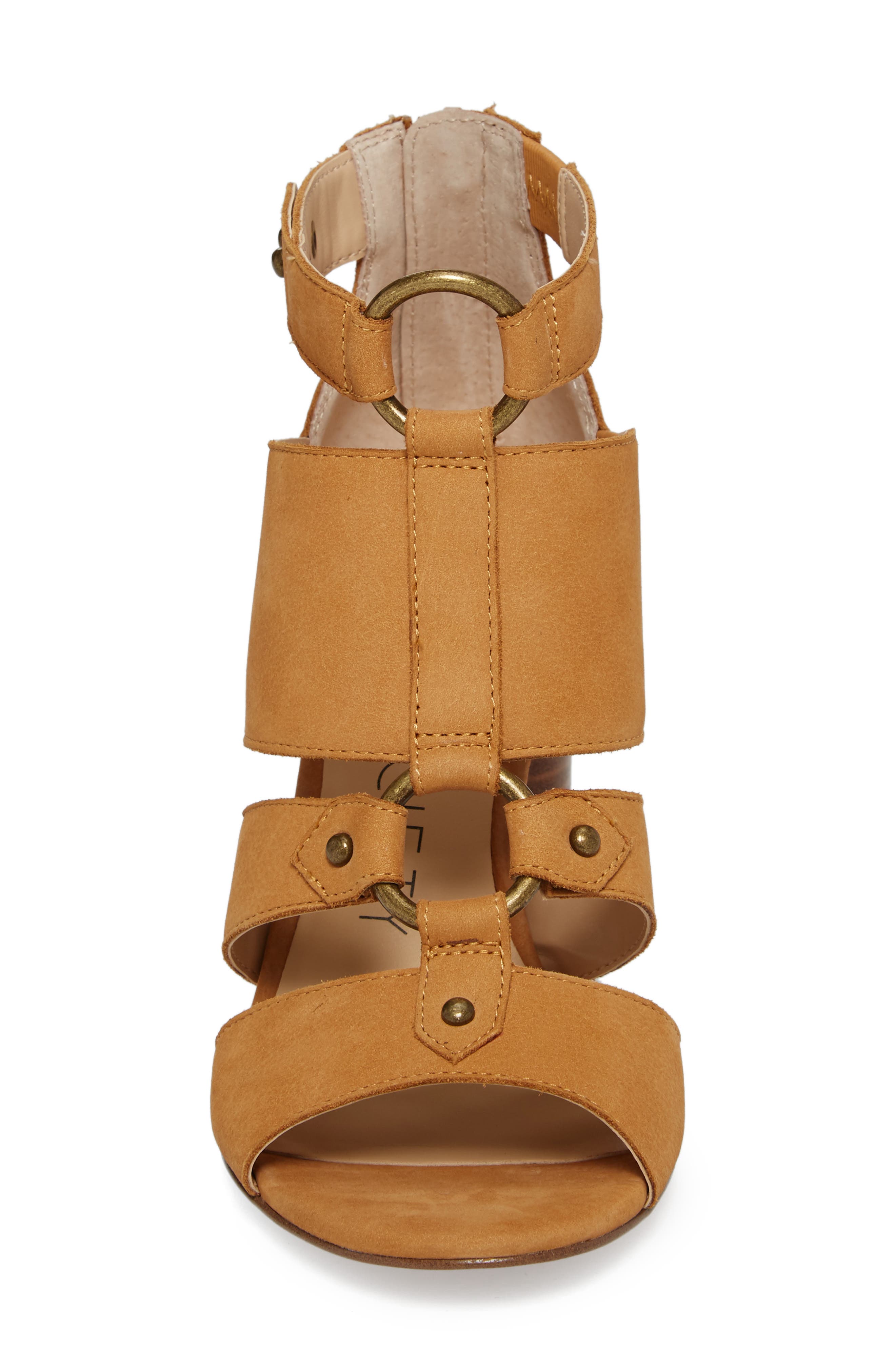 Sadey Cage Sandal, Alternate, color, DARK BEIGE