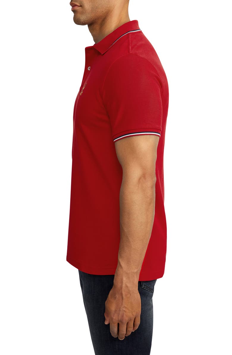 Psycho Bunny St. Lucia Tipped Piqué Polo, Alternate, color, 