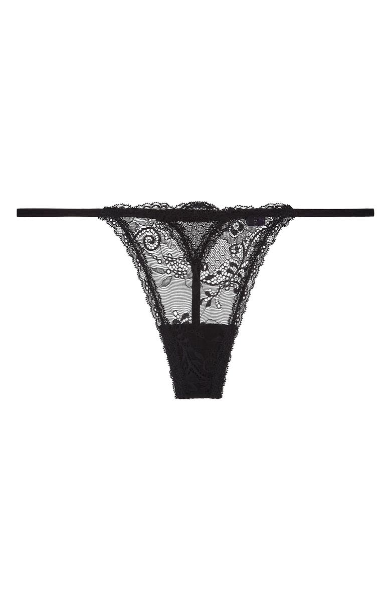 JOURNELLE Sapna G-String Thong, Alternate, color, Noir