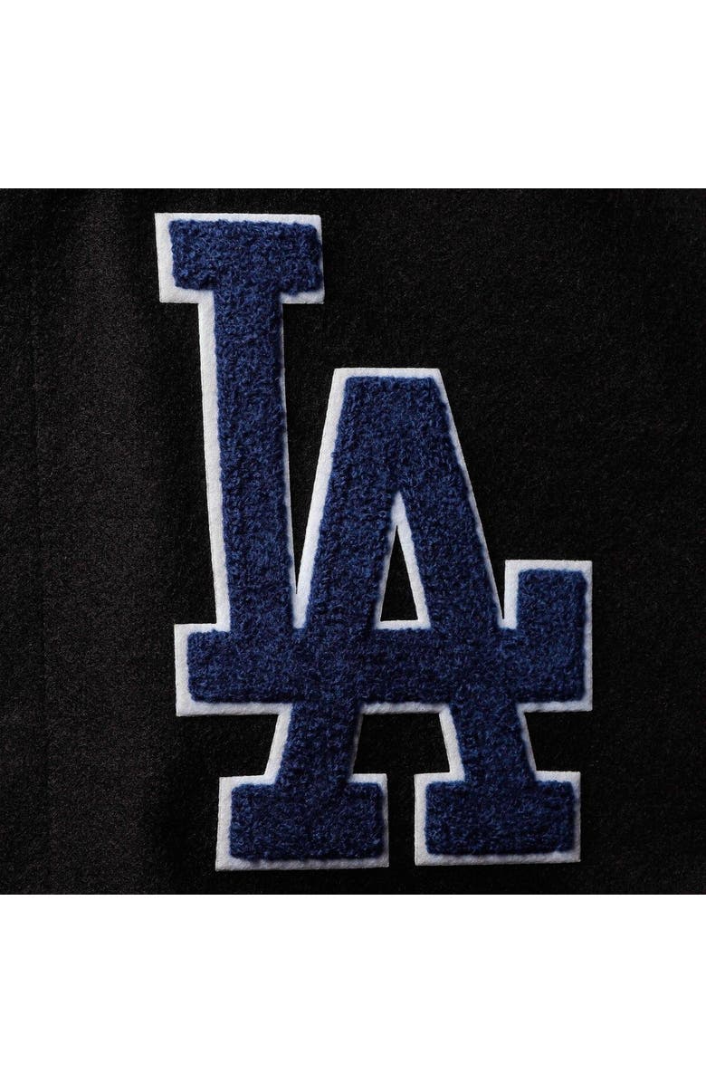 PRO STANDARD Men's Pro Standard Black Los Angeles Dodgers Varsity Logo Full-Zip Jacket, Alternate, color,