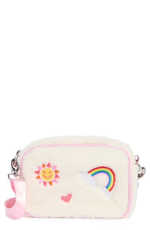 Kids' Sun Rainbow Heart Patch Crossbody Bag