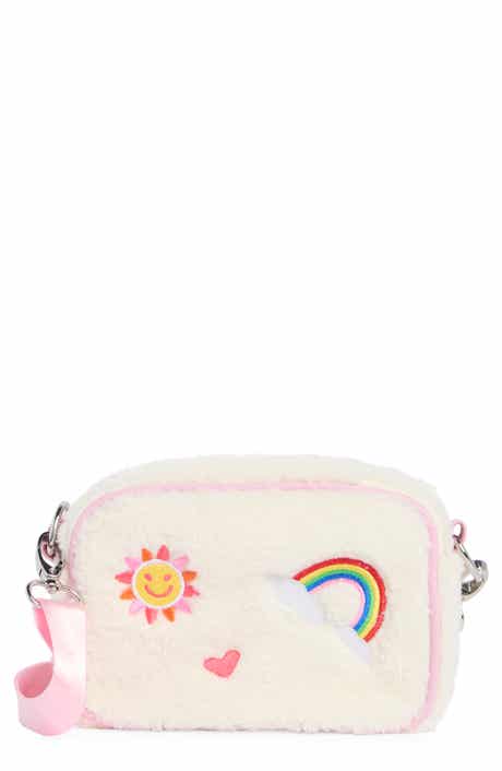 Piper & Jax Kids' Sun Rainbow Heart Patch Crossbody Bag