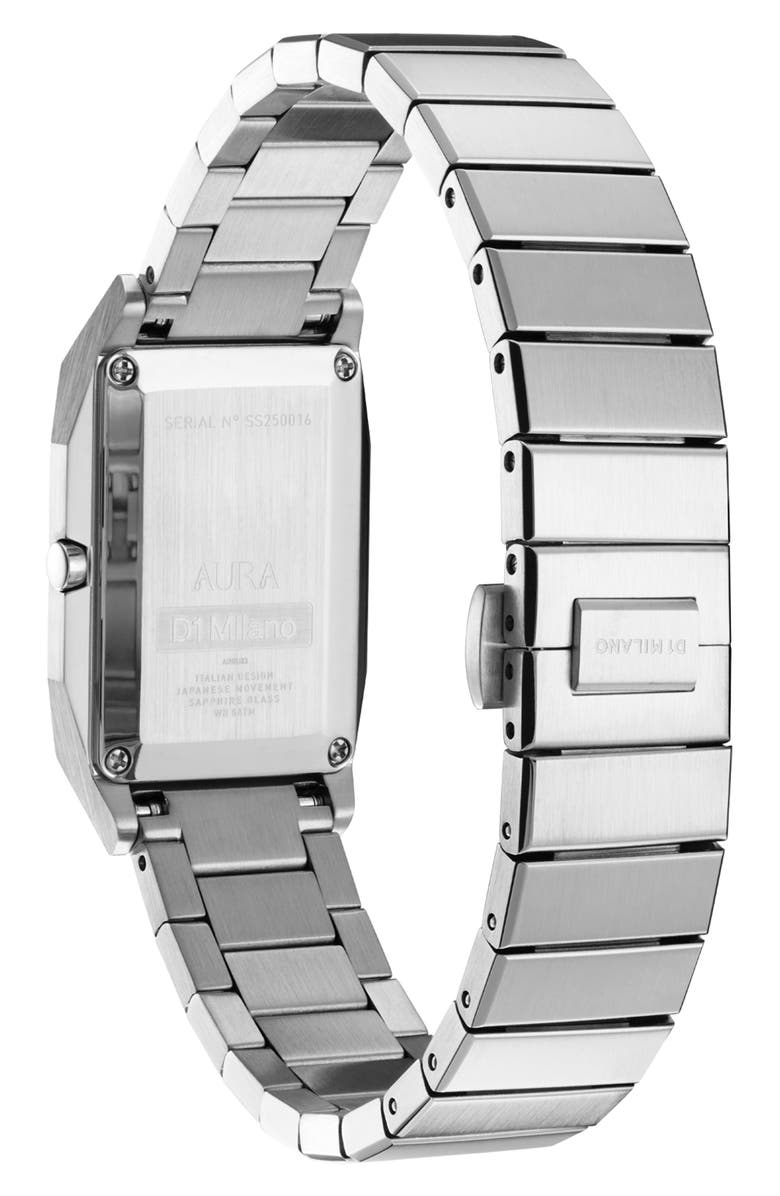 D1 Milano Studio71 Aura Bracelet Watch, 23.5mm, Alternate, color, Silver