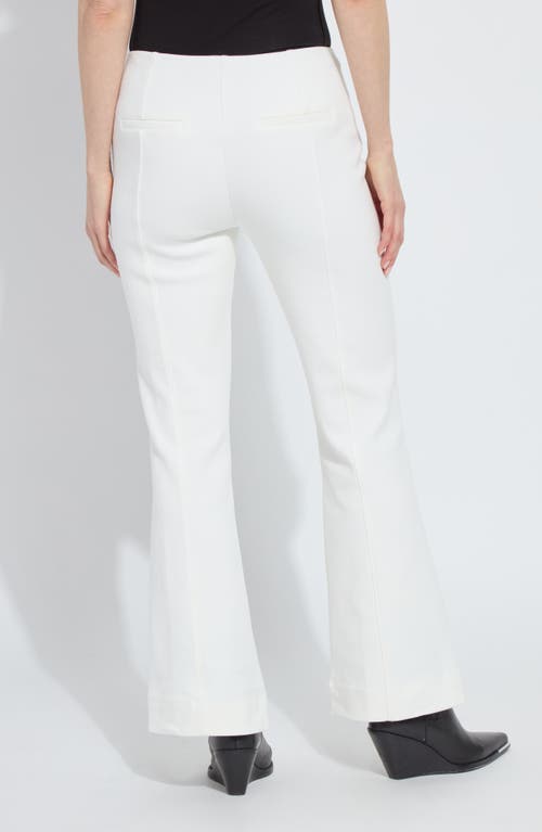 Lyssé Lysse Alma High Waist Flare Leg Pants In White