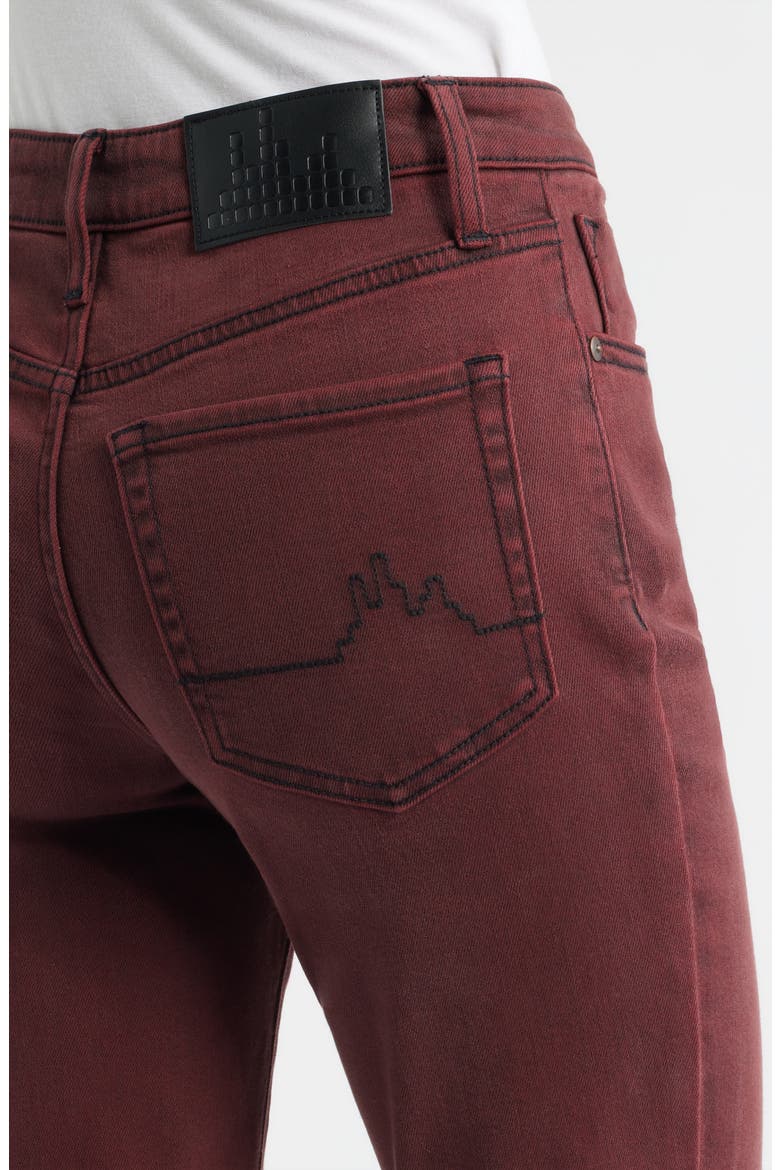 Dover Straight Leg Jeans, Alternate, color, MERLOT