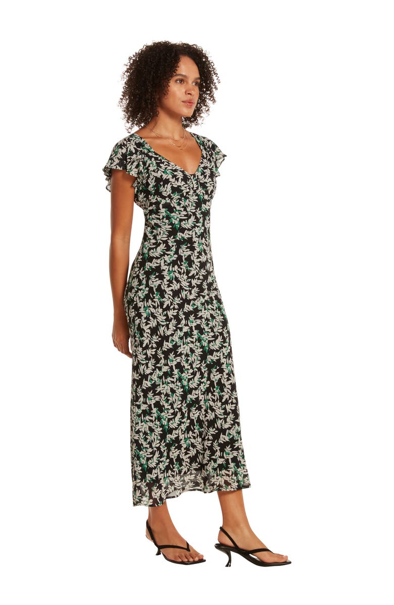 WISHLIST Floral Print V-Neck Maxi Dress, Alternate, color,
