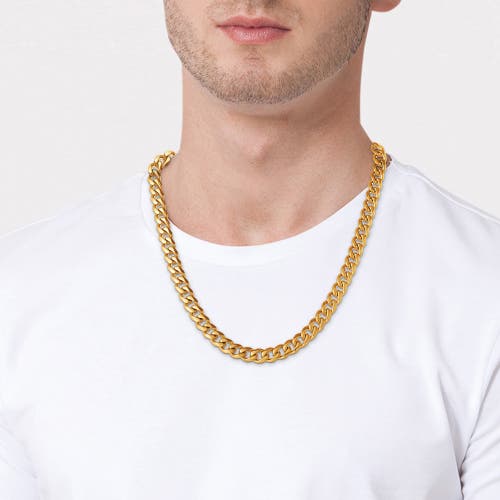 Lucky Brand Gold-tone Curb Chain Necklace In Gold