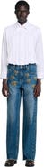 SANDRO Pleated cropped shirt