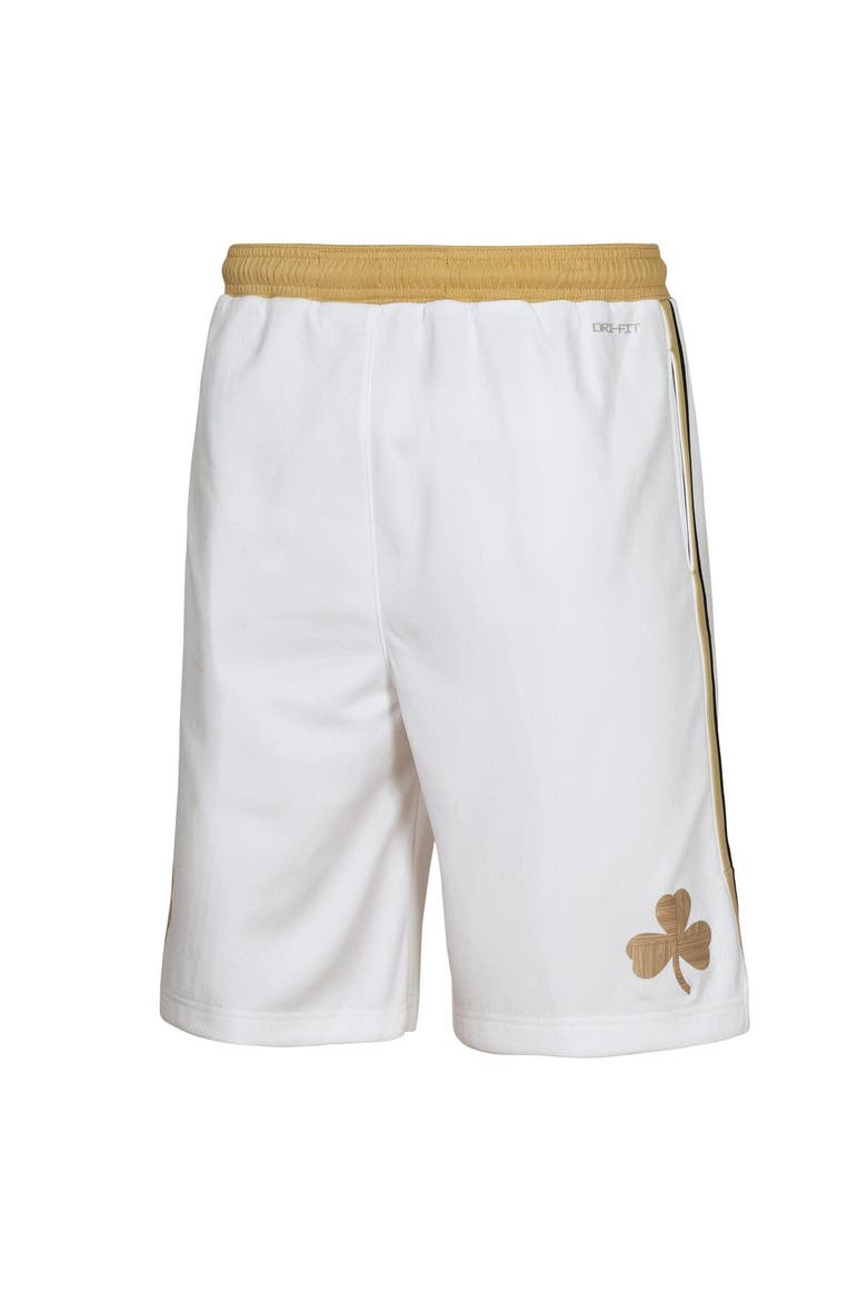Youth Nike White Boston Celtics 2025/26 City Edition Swingman Performance Shorts, Alternate, color, White