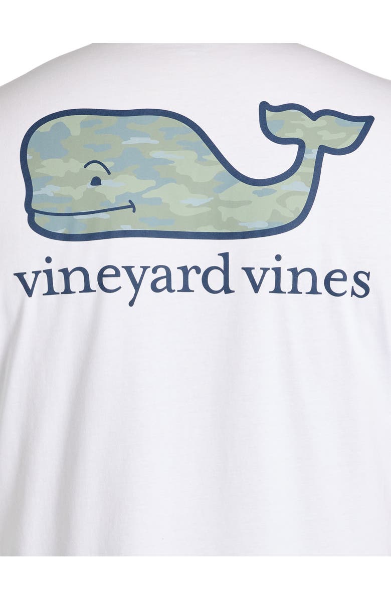 vineyard vines Big & Tall Camo Pocket T-Shirt, Alternate, color, White