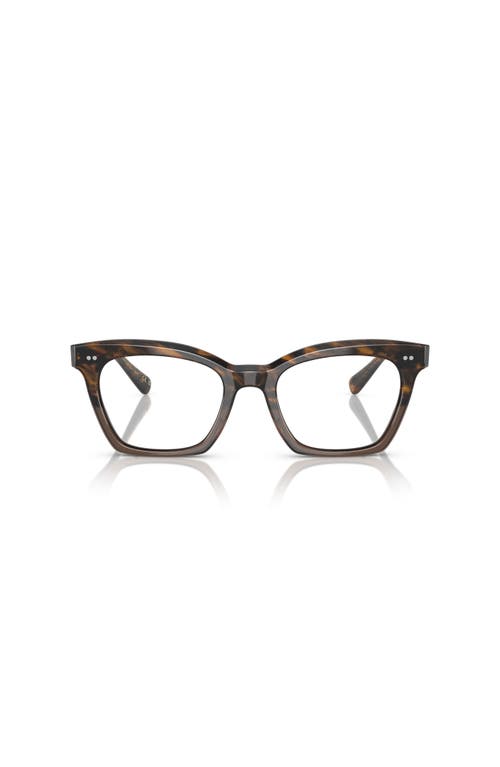 Oliver Peoples 52mm Butterfly Optical Glasses In Multi