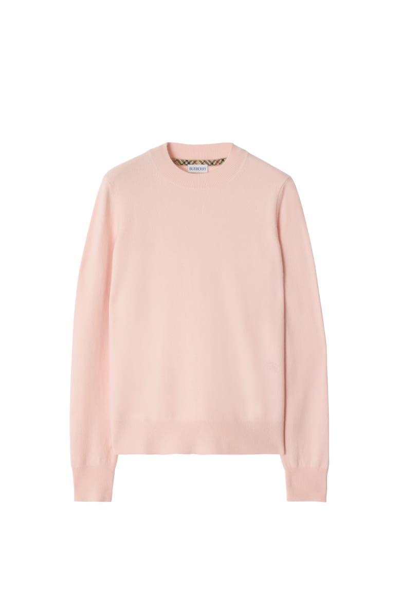 Burberry Cashmere Blend Sweater, Alternate, color, Bouquet Pink