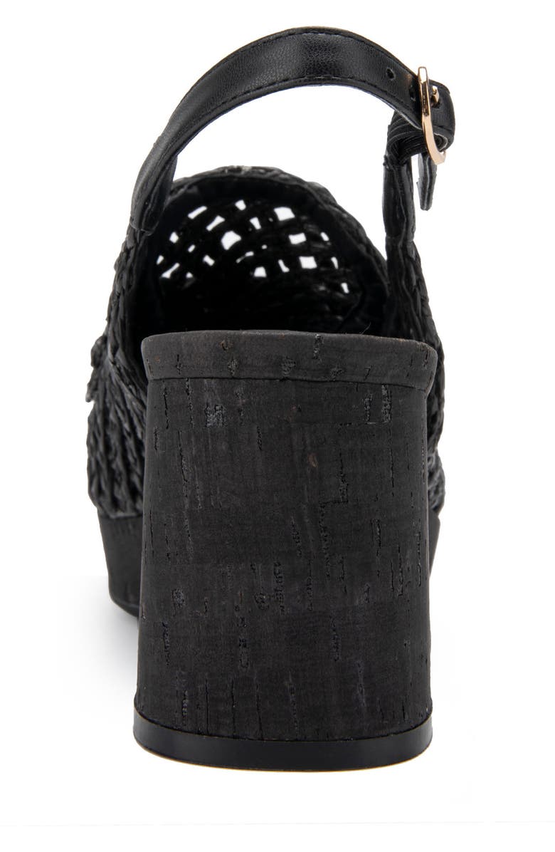 Aerosoles Santiago Raffia Platform Slingback Clog, Alternate, color,