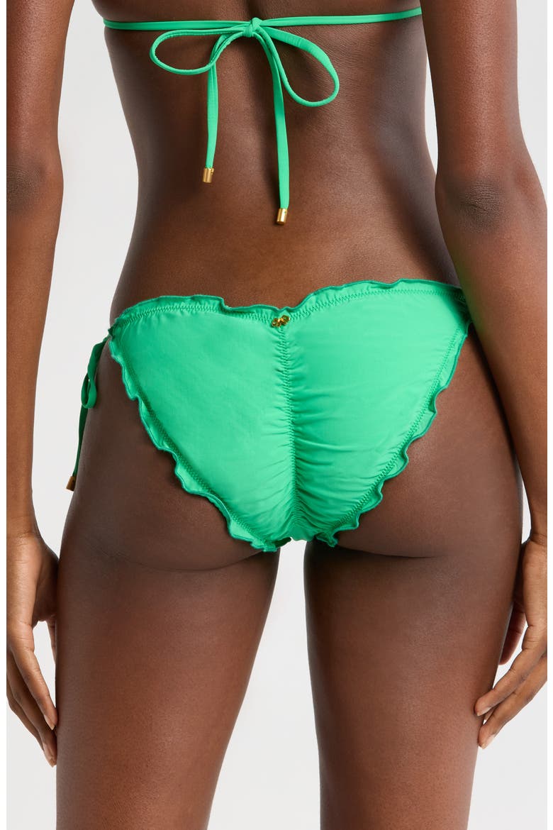 Lettuce Edge Bikini Bottoms, Alternate, color, CLOVER