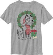 Mickey & Friends Boy's Mickey & Friends Shamrock Pluto Bow Tie Graphic T-Shirt