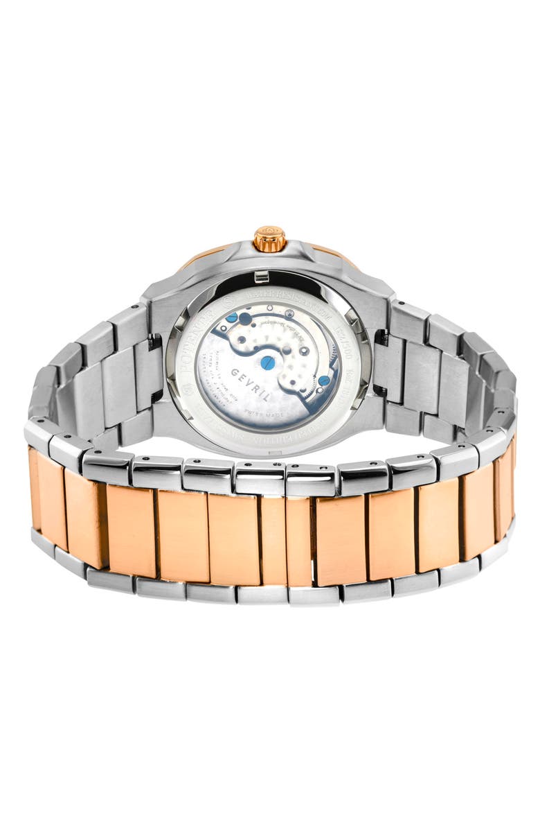 GV2 Potente Automatic Stainless Steel Bracelet Watch, 40mm, Alternate, color, 