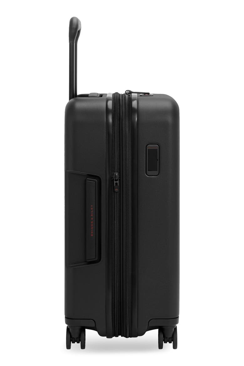ZDX Global 21 Inch Hardside Carry-On Suitcase, Alternate, color, BLACK