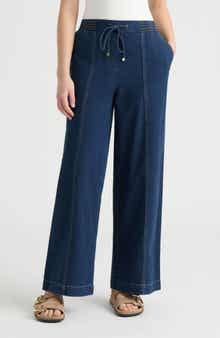 NVLT Wide Leg Drawstring Jeans