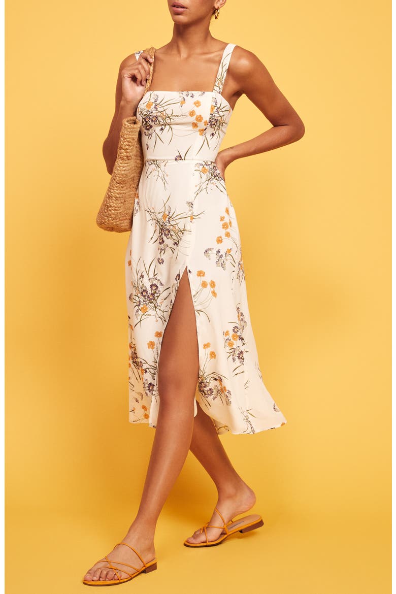 Nectarine Midi Sundress, Alternate, color, PRINCESS