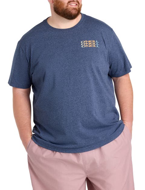 Big & Tall Triple-Stack Graphic Tee V2