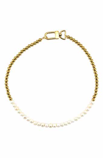 REBL Cultured Pearl & Beaded Necklace