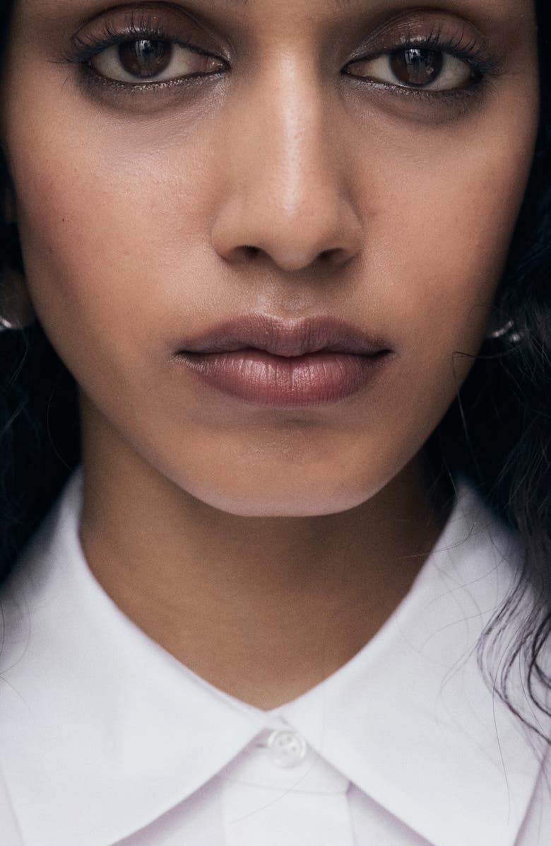 MANGO Poplin Crop Button-Up Shirt, Alternate, color, Off White