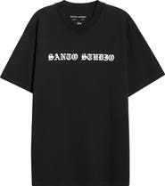 SANTO STUDIO Old English Logo Graphic T-Shirt