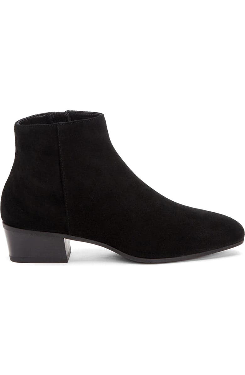 Aquatalia Fuoco Weatherproof Bootie, Alternate, color, Black Suede 2