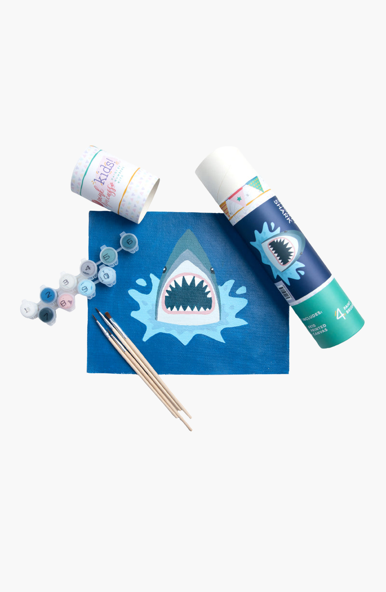 Pink Picasso Kits Shorty Shark Paint-by-Numbers Kit, Main, color, Blue / Light Blue